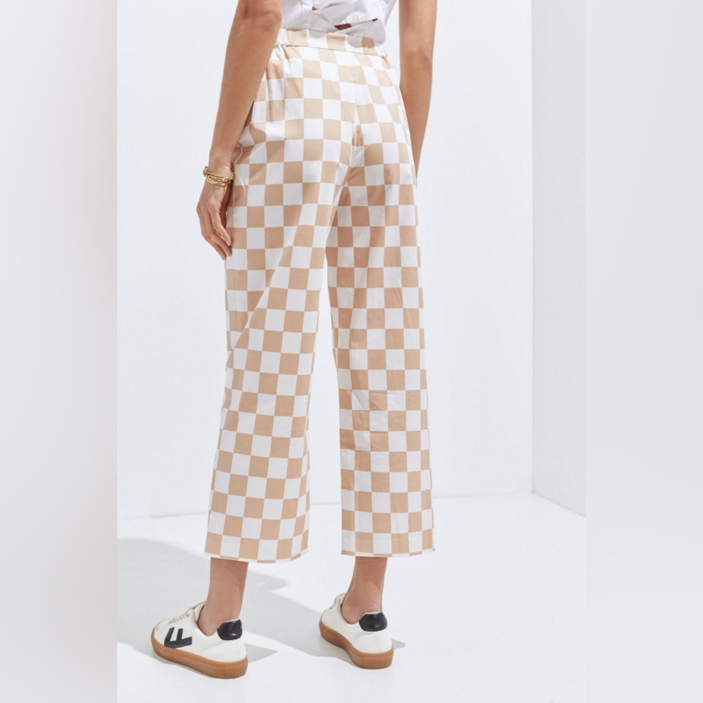 Hutch Anthropologie Checkerboard pants Size 6